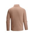 thumbnail image 4 of fatyb Chandail pour Hommes à Col Roulé Décontracté Tricoté Extensible à Manches Longues Hauts Chauds d'Automne Hiver pour Hommes, 4 of 5