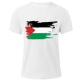 thumbnail image 3 of T-Shirts à Col Rond pour Hommes Séchage Rapide Imprimé Polyester, Coupe 3D Col Rond Haut Athlétique pour Gym, Course, Cyclisme & Décontracté, 3 of 5