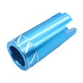 thumbnail image 1 of jinwen Fishing Rod Gimbal Metal Pole Cap for Rod Holder DIY Rod Building Rod Repair Blue, 1 of 9