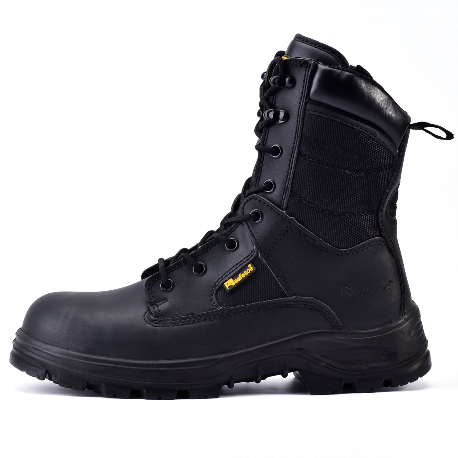 Safetoe Mens Safety Shoes Mens 6 / Womens 8 Steel Toe Work Cow Leather Suede NEW Safetoe Wide S1P Work Safety Shoes With Composite Steel Toe  main image 2