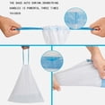 thumbnail image 2 of Small Trash Bag, 2.6 Gallon Garbage Bags Bathroom Trash can Liners for Bedroom Home Kitchen 5Counts,Auto shrink, White, 2 of 5