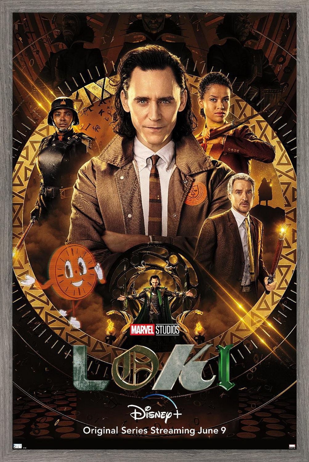 Marvel Loki - One Sheet Wall Poster, 14.725" x 22.375" Framed