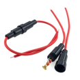 thumbnail image 3 of 10pcs 5x20mm Inline Fuse Holder Fast-Blow Screw Type Fuse Holder with 20AWG Wire, 3 of 12