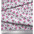 thumbnail image 4 of Soimoi Poly Georgette Fabric Leaves & Floral Artistic Print Fabric by Yard 42 Inch Wide, 4 of 4