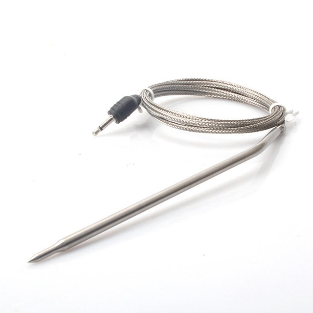 2 Pack Thermometer Meat Probe & Clip for Thermopro TP25 TP27 stainless steel
