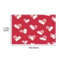 thumbnail image 3 of Fasiaou Valentine's Day Placemat Festive Party Dining Room Table Cover Home Kitchen Table Heat Mat,D, 3 of 5