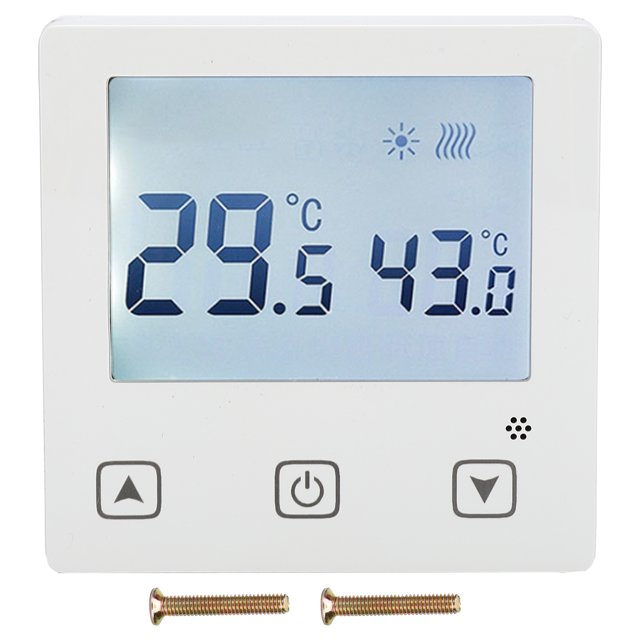 Floor Heating Thermostat, Thermostat Wear-Resistant For Floor Heating For Water Heating For Air Conditioning