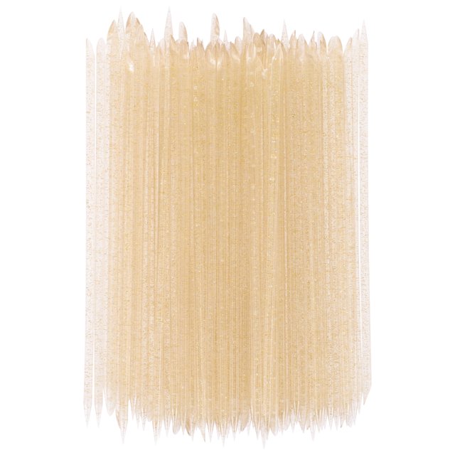 100 Pcs Pousse-Cuticules Professionnel en Plastique Outil de Soin des Ongles