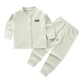 thumbnail image 1 of Vêtements pour Bébé Fille Vêtements pour Bébé Garçon Vêtements Colorés d'Automne Cardigan sous-Vêtements Manches Longues Col Rond Ensemble Deux Pièces, 1 of 4