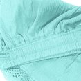 thumbnail image 5 of AherBiu Plus Size Bottom Shorts for Women Wide Leg Drawstring Elastic Waisted Comfy Loungewear Shorts, 5 of 5