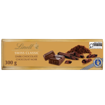 Lindt SWISS CLASSIC Gold Surfin Dark Chocolate Bar, 300 Grams