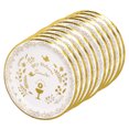 thumbnail image 4 of Ccdes 10pcs Paper Plate Round Cut Proof Microwave Safe Disposable Food Trays For Party Picnic,Round Paper Plate,Paper Plate, 4 of 8