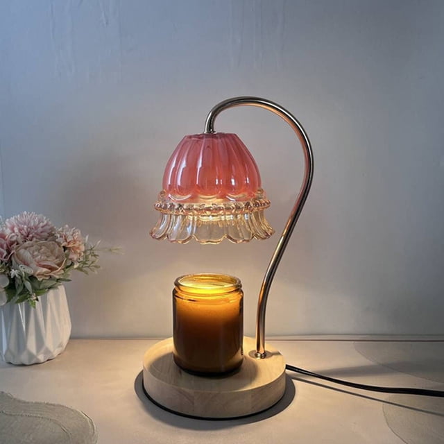Rvkxad Candle Warmer Dimmable Metal Melter, Flameless Aromatic Candle Warming Lamp, Soot-Free Candle Warmer Home Decor