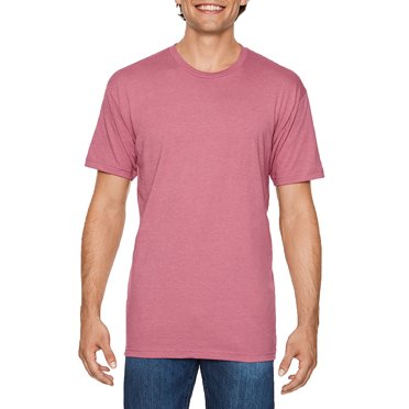 Gildan Mens Softstyle CVC T-Shirt, XL, Plumrose
