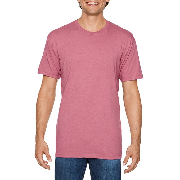 Gildan Mens Softstyle CVC T-Shirt, S, Plumrose