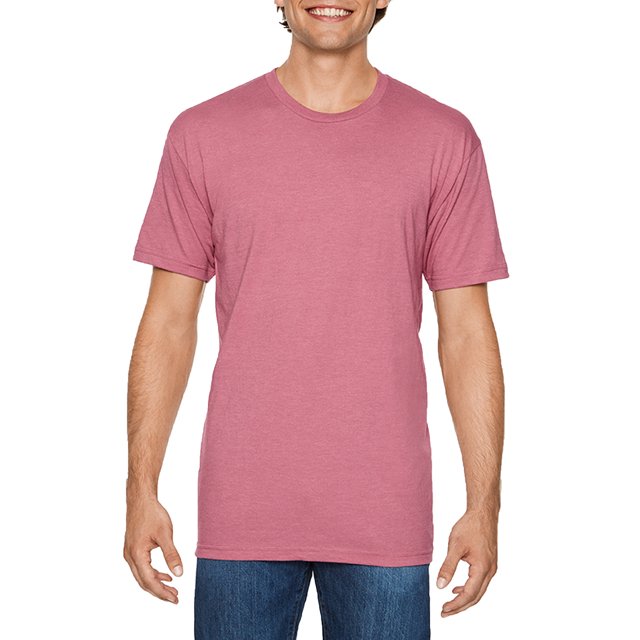 Gildan Mens Softstyle CVC T-Shirt, S, Plumrose