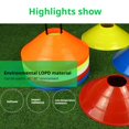thumbnail image 4 of 10Pcs Agility Football Cones w/Holder, Agility Football Cones Replacement X, 4 of 8