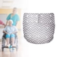thumbnail image 4 of Milaget Waterproof Adult Diaper for Incontinence Pul Washable for Elderly Odor Gray Gray Stripe, 4 of 9