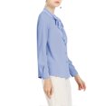 thumbnail image 3 of INSPIRE CHIC Blouse Chemise à Manches Longues de Travail pour Femmes à Col Noué Boutonnée, 3 of 5