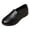 Black, variant on Bmisegm Ladies Casual Simple Solid Color Soft Leather Loving Heart Printed Lightweight Flat Casual Comfortable Large Size Single Shoes Casual Shoes Casual Shoes for Women Black 42
