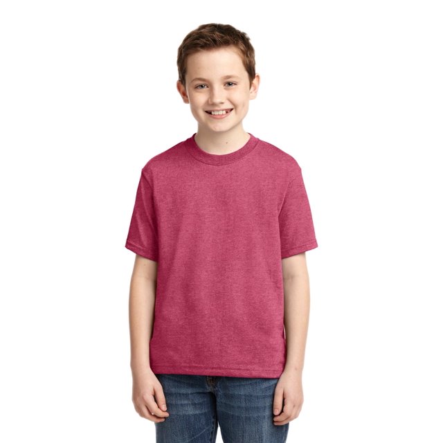 Jerzees T-Shirt à Manches Courtes 50/50 Coton/poly pour Garçons. 29B