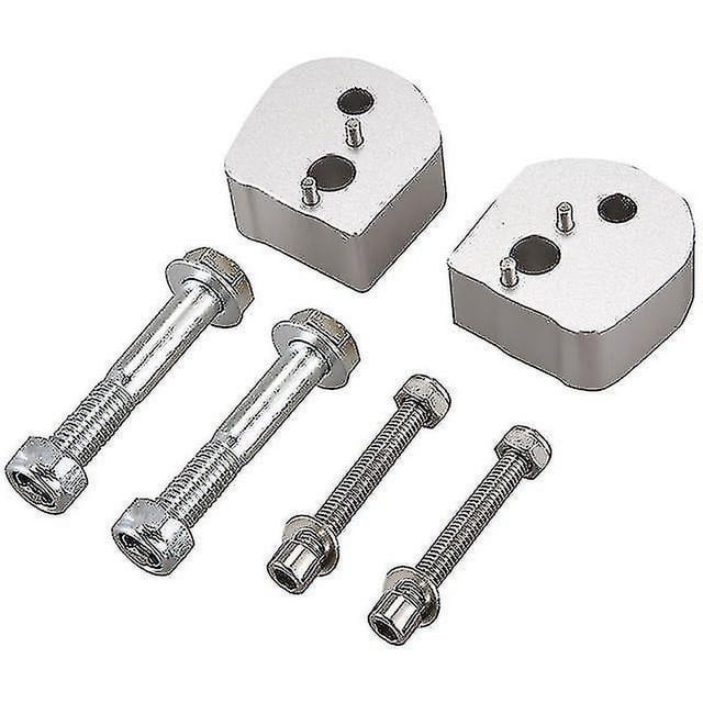 Aluminum Handlebar Risers 1 inch(25mm) Rise - CNC Machined Aircraft-Grade Billet, Anodized Silver - Enhanced Ergonomic Riding Position for Yamaha FJR1300 (2006-2019) - Includes Handlebar Riser Set &
