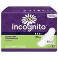 thumbnail image 1 of Incognito Ultra Thin Contact Long Winged Pads, 32 pads, 1 of 4