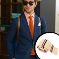 thumbnail image 4 of Cravate Fine Ajustée Unie Formelle en Tricot pour Homme, 4 of 6