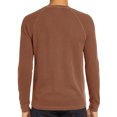 thumbnail image 2 of Innerwin Blouse Long Sleeve Mens Summer Tops Beach Solid Color Casual T Shirts Khaki S, 2 of 6
