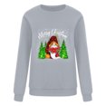 thumbnail image 4 of EGNMCR Chandail en Molleton de Noël Mode Femme Ample Imprimé de Noël Col Rond, 4 of 7