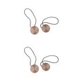 thumbnail image 2 of yingyy 1/2/3/5 2 Pieces Curtain Tieback Round Polyester Replacement Simple Style Household Kitchen Sunshade Drape Fixing Fastener Red 2PCS, 2 of 6