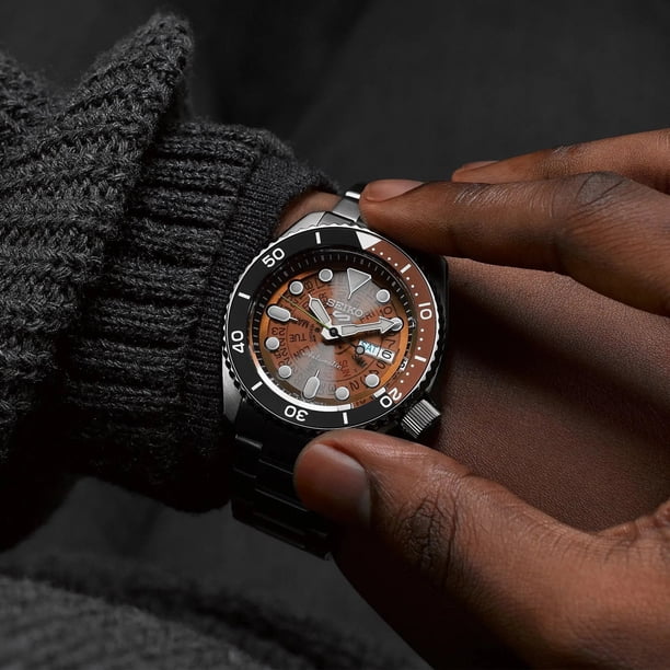 SEIKO Automatic メンズ 腕時計 本体 Seiko 5 Sports SKX Skeleton Style Automatic Men's Watch SRPJ47K1