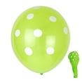 thumbnail image 1 of QualitChoice 100 Pcs Ballons à Pois Latex Légers Kit de Décoration de Ballons à Pois Accessoires Photo Colorés pour Douche Vert/blanc à Pois, 1 of 6