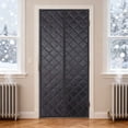 thumbnail image 4 of Heavy Duty Insulated Thermal Door Curtain For Enhanced Home Energy Efficiency Winter Cold Stopper Full Coverage Design 2PCS, 4 of 4