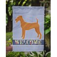 thumbnail image 3 of Carolines Treasures CK3605GF Irish Terrier Welcome Garden Size Flag, 3 of 3