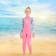 thumbnail image 2 of 2.5MM Neoprene Wetsuits Kids s Diving Suits Surfing Pink XL, 2 of 7