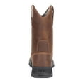 thumbnail image 4 of Georgia Boot Men's Rumbler 10-inch Composite Toe Waterproof Pull-On Work Boot Black and Brown - GB00286, 4 of 7