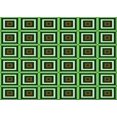 thumbnail image 1 of Ahgly Company Machine Washable Indoor Rectangle Transitional Green Area Rugs, 7' x 9', 1 of 7