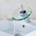 thumbnail image 4 of WIFKLSIIPG All Copper Basin Countertop Basin Glass Faucet Hot and Cold Glass Single Handle Bathroom Creative Stainless Steel Faucet, 4 of 5