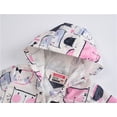 thumbnail image 3 of Toddler Winter Coat Cute Printed Solid Color Lightweight Jacket Windproof Coats Toddler Fall Spring Jacket 3-4 Years Kids Clothes, 3 of 3