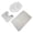 White, variant on SDNall Soft Absorbent Bathroom Rugs Set of 3, Non-Slip Backing, Washable Floor Mats for Bathroom with Quick-Dry Comfort