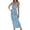 Blue, variant on HXWCHs Women's Casual Beach Wear Product category Swimwears Cover-Ups Women's Beach Cover Up Swimsuit with Bohemian Floral Print Loose Casual Resort Wear for Summer M Blue