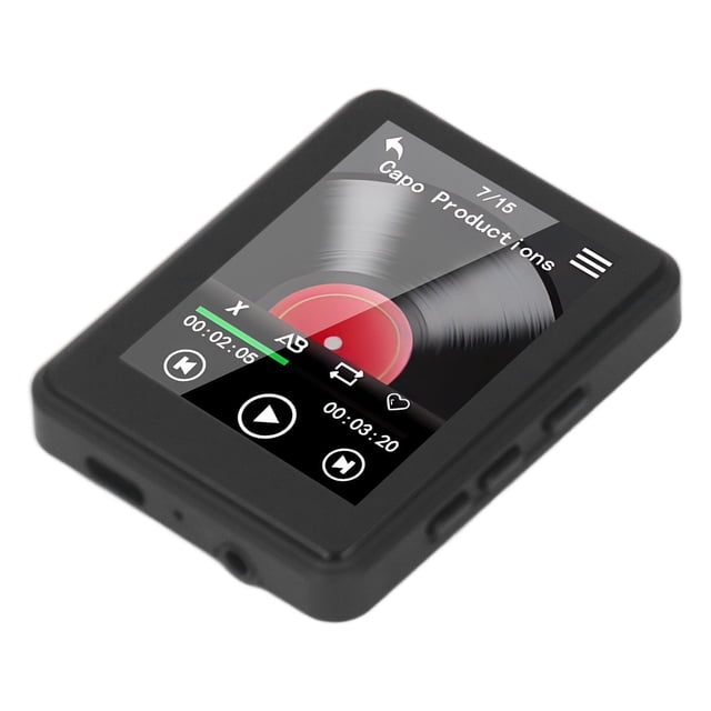 5.3 MP4 MP3 Player with HiFi Lossless Sound, Expandable to 128GB, Superior Recording, Multifunction, for Study, Leisure, Sports, with FM Radio, Video Playback, Electric Book,
