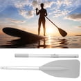 thumbnail image 3 of Peahefy Inflatable  Boat Paddle,High Toughness Inflatable Boat Dinghy Canoe Water Marine Sports Aluminium Alloy Oars 2pcs Paddle with 2Pcs Rod Set, 3 of 8