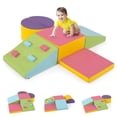 thumbnail image 1 of Costway 6 PCS Foam Climbing Blocks Lightweight Soft Climbing Indoor Set Gift for Babies, 1 of 10