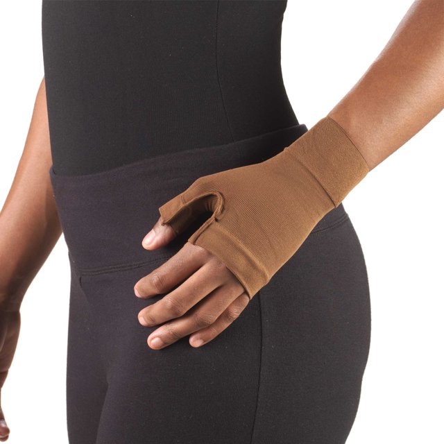 Truform Gantelet de Compression : 20 - 30 mmHg, Brun, Petit