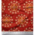 thumbnail image 1 of Soimoi Rayon Fabric Moroccan Damask Print Fabric by Yard 56 Inch Wide, 1 of 3