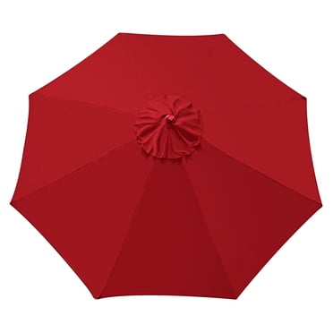 Aqestyerly Parasol Replacement Shade Cloth Outdoor Sun Protection Cover Waterproof UV Resistant Umbrella Fabric HWRETIE
