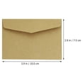 thumbnail image 4 of KAKOWELY 100 Pcs Mini Enveloppes Kraft Brunes Rangement Utilisateurs Généraux, 4 of 8
