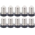 thumbnail image 1 of 10pcs Bulb Adapter E14 To E12 Light Converter Screw Light Converter Accessory, 1 of 4